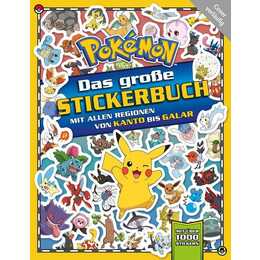 Pokémon: Das grosse Stickerbuch mit allen Regionen von Kanto bis Galar