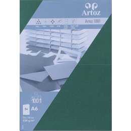 ARTOZ Cartes en blanc (Universel, A6, British Racing Green)