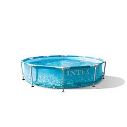 INTEX Piscina fuori terra con struttura tubolare in acciaio Beachside Metal Frame (305 cm x 76 cm)