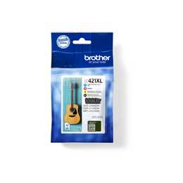 BROTHER LC421XL (Giallo, Nero, Magenta, Cyan, Multipack)
