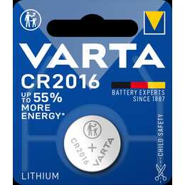 VARTA Batterie (CR2016, Universell, 1 Stück)