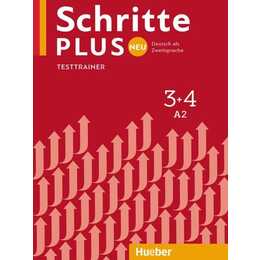 Schritte plus Neu 3+4 A2 Testtrainer mit Audio-CD