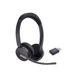 YEALINK Office Headset WH64 (On-Ear, Kabellos, Schwarz)