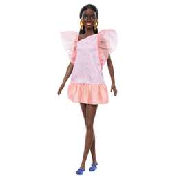 BARBIE Barbie Fashionista Peach Puffy Dress