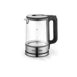 GOURMETMAXX Glass (1.7 l, Acier inox, Argent, Transparent)