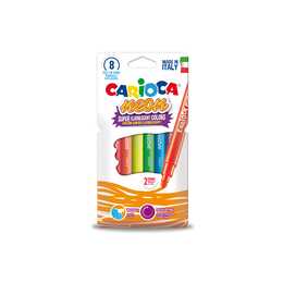 CARIOCA Neon Crayon feutre (Multicolore, 8 pièce)