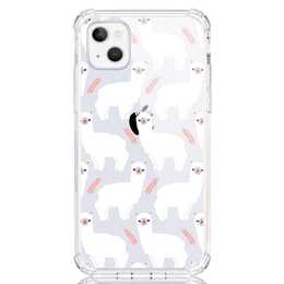 EG Backcover (iPhone 15 Plus, Alpaga, Transparent)