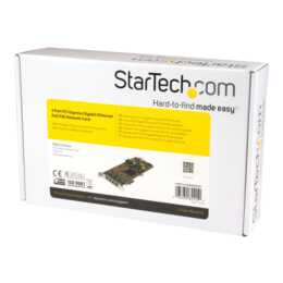 STARTECH.COM Netzwerkadapterkarte (4 x RJ-45 (LAN))