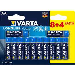 VARTA Batterien LONGLIFE Power AA 12 Stück 