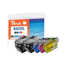 PEACH LC-422XL MP Plus (Gelb, Schwarz, Magenta, Cyan, Multipack)