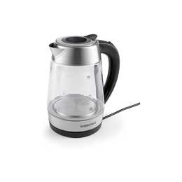 Bouilloire Électrique Little Balance 1,2L En Verre Borosilicate - 1630W - Transparent Avec LED Bleue - Garantie 2 Ans