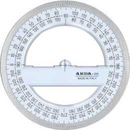 ARDA Winkelmesser (12 cm, Transparent)