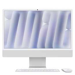 APPLE iMac Retina 4.5K 2024 (24", Apple M4 Chip 10-Core, 16 GB, 2000 GB SSD, Silber)