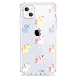 EG Backcover (iPhone 14 Plus, Licorne, Transparent)