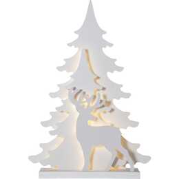 STAR TRADING Statuetta di luce natalizia Grandy (Alce, 36 LEDs)