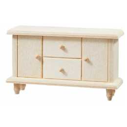 HOBBYFUN Petites pièces Sideboard (Beige, Brun, Bois)