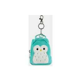 SQUISHMALLOWS Schlüsselanhänger Winston als Minirucksack (1.1 cm, Turquoise, Blanc)