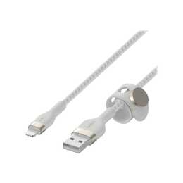 BELKIN Boost Charge Pro Flex Kabel (USB Typ A, ohne Stecker, Lightning, 2 m)