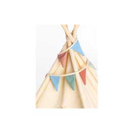 PINOLINO Spielzelt Tipi Yuma (Hellblau, Blau, Weiss)