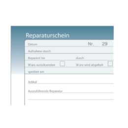 SIMPLEX Reparaturschein (A6)