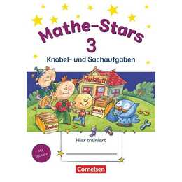 Mathe-Stars, Knobel- und Sachaufgaben, 3. Schuljahr, Übungsheft, Mit Lösungen