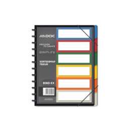 ADOC Archivio a soffietto Bind-EX (Nero, A4, 1 pezzo)