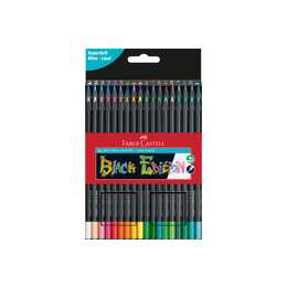 FABER-CASTELL Farbstift Black Edition (Mehrfarbig, 36 Stück)