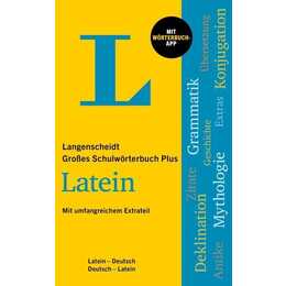 Langenscheidt Grosses Schulwörterbuch Plus Latein
