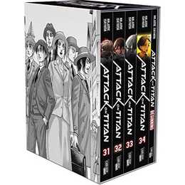 Attack on Titan, Bände 31-34 im Sammelschuber mit Extra