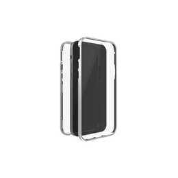 BLACK ROCK Schutzset 360° (iPhone 14 Pro Max, Silber, Transparent)