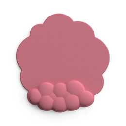 EG Mausmatte (Homeoffice, Wolke, Rot)
