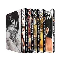 Attack on Titan, Bände 11-15 im Sammelschuber mit Extra