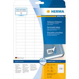 HERMA Druckeretikettenbogen (12.7 x 38.1 mm)