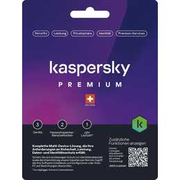 KASPERSKY LAB Premium (Jahreslizenz, 3x, 12 Monate, Deutsch)