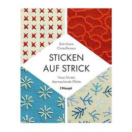 Sticken auf Strick