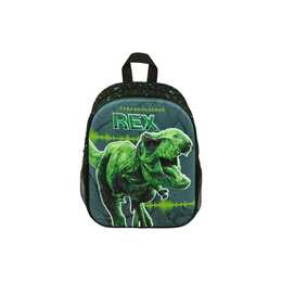 SCOOLI Zainetto da asilo infantilo 3D Jurassic Park (7 l, Verde chiaro, Verde scuro, Multicolore)