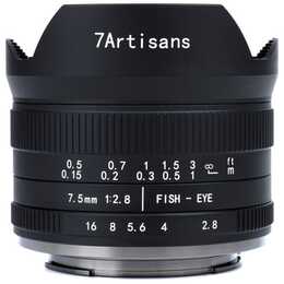 7ARTISANS 7.5mm F/2.8-16 (X-Mount, Nero)