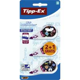 TIPP-EX Korrekturroller Mini Pocket Mouse (3 Stück)