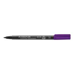 STAEDTLER Folienschreiber Lumocolor 317 (Violett, Schwarz, 10 Stück)