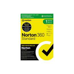 NORTON 360 Standard + AntiTrack Bundle (Jahreslizenz, 1x, 12 Monate, Italienisch, Deutsch, Französisch)