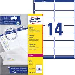 AVERY ZWECKFORM Druckeretikettenbogen (139 x 99.1 mm)