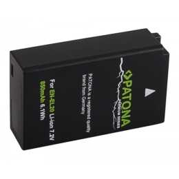 PATONA Nikon EN-EL20 Accu de caméra (Lithium-Ion, 850 mAh)
