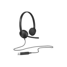 LOGITECH Casque micro de bureau H340 (Over-Ear, Câble, Noir)