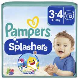 PAMPERS Splashers T. 3-4 (12 pièce)
