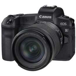 CANON EOS R + RF 24-105mm f/4-7.1 IS STM Kit (30.3 MP, Vollformat, Schwarz)