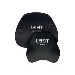 L33T-GAMING Coussin de chaise Set (Noir)