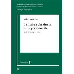 La licence des droits de la personalité