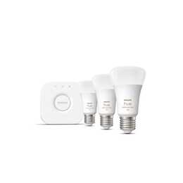 PHILIPS HUE LED Birne Ambiance Starter-Set (E27, Bluetooth, 11 W)