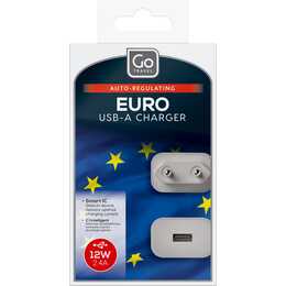 GO TRAVEL Adaptateur de voyage Euro USB-A Charger (Europe)