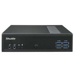 SHUTTLE COMPUTER GROUP XPC Slim DL3000EP (Intel N N100, 8 GB, 128 GB SSD, Intel UHD Graphics, Schwarz)